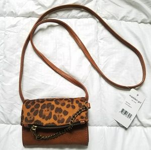 Brand new faux leather crossbody shoulder bag